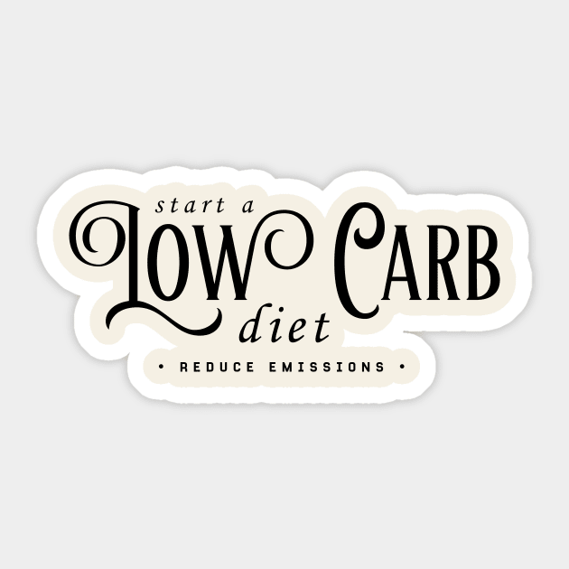 Low Carb Diet Sticker by bluehair